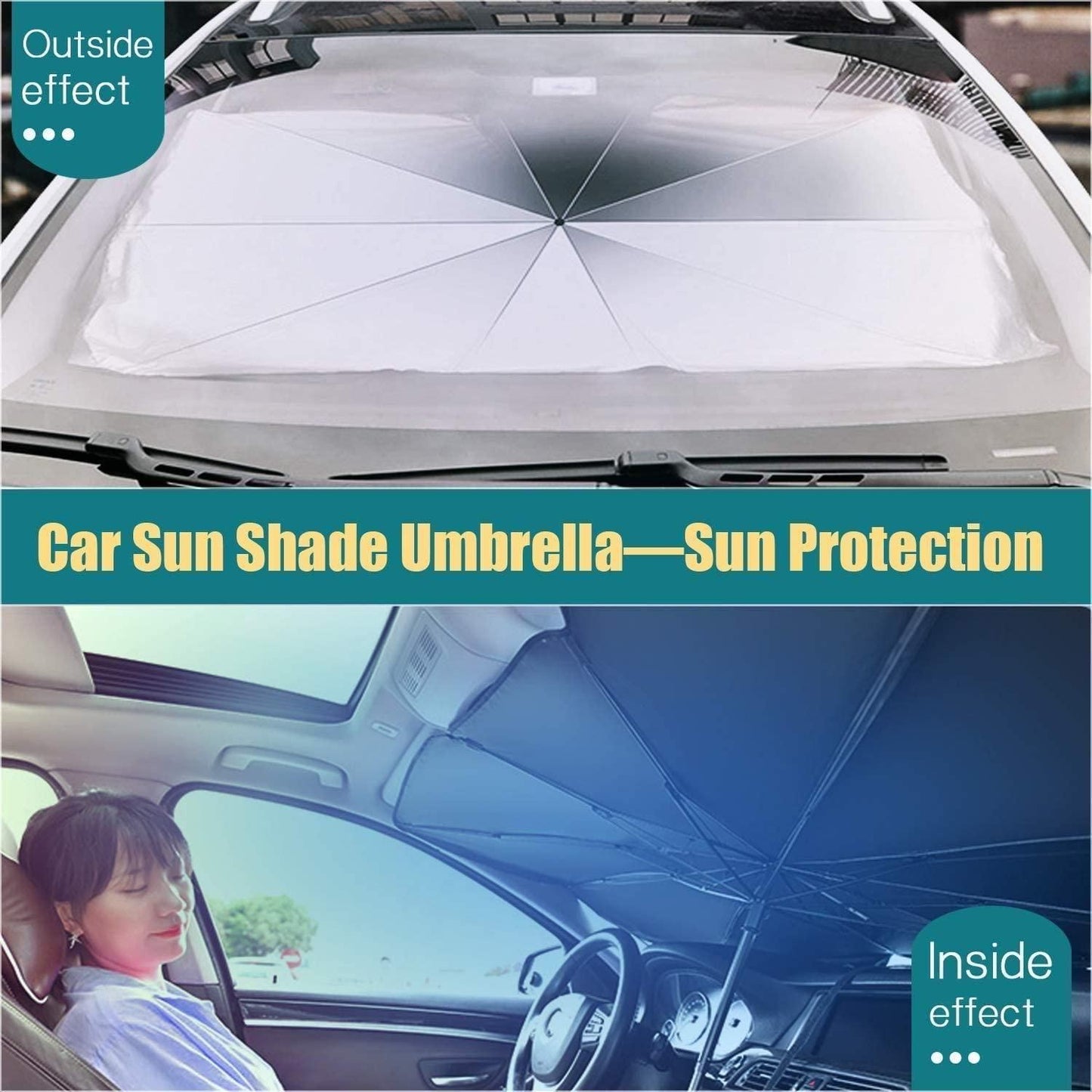 Cool Breeze UV Shield Umbrella 🚗