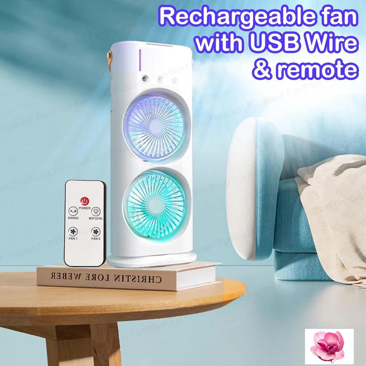 Breeze Max Twin Cool Mini Ac/Twice the breeze, twice the chill!🍹☃️🌊
