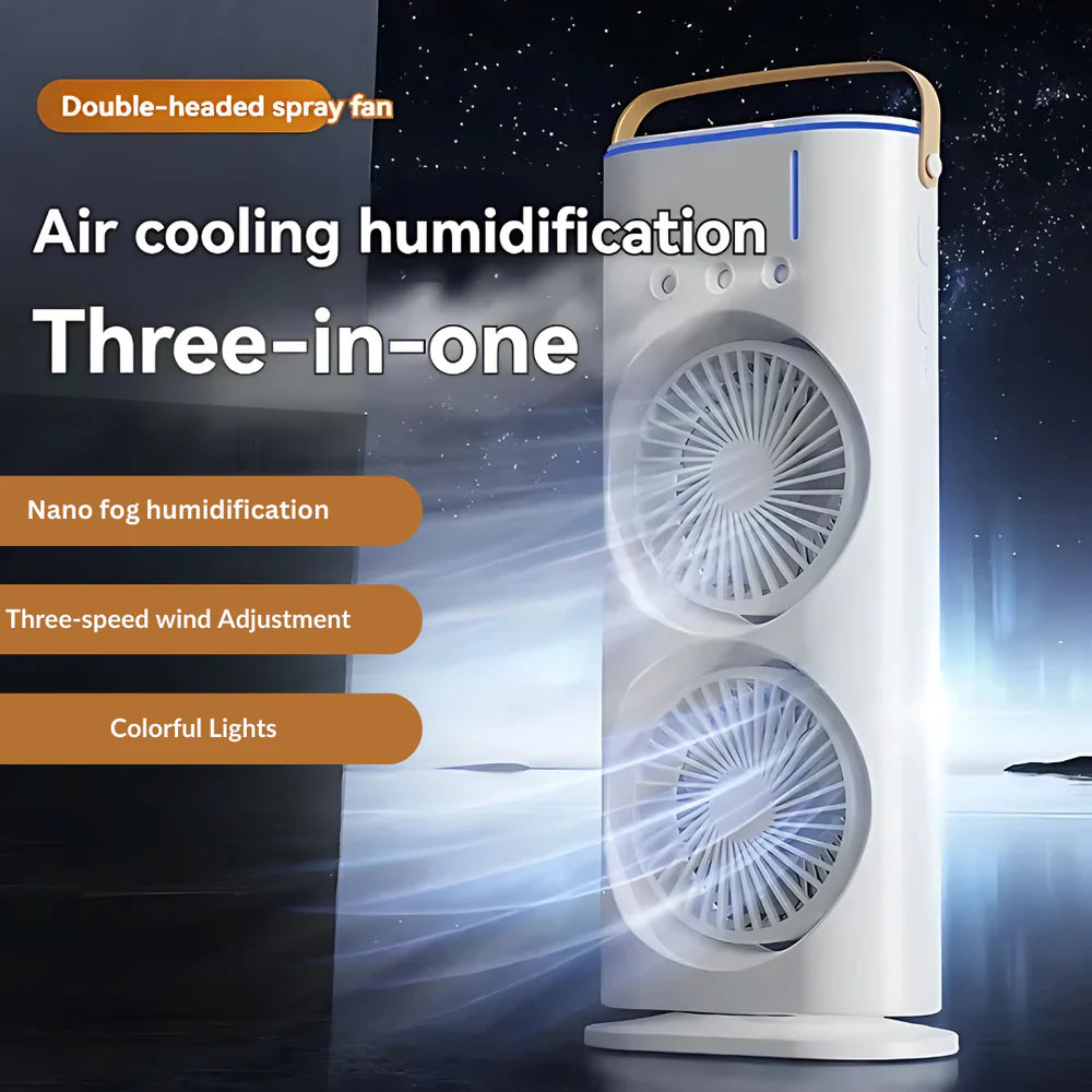 Breeze Max Twin Cool Mini Ac/Twice the breeze, twice the chill!🍹☃️🌊